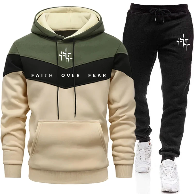 Men'S Fashion Designer - Survêtement pour homme Faith Over Fear,