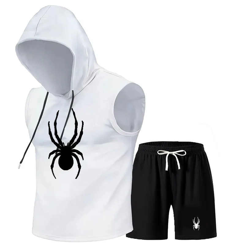Men'S Fashion V Neck T Shirts - Ensemble deux pièces décontracté pour homme