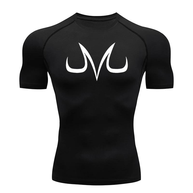 Compression Shirt Workout - Chemise graphique de compression à manches