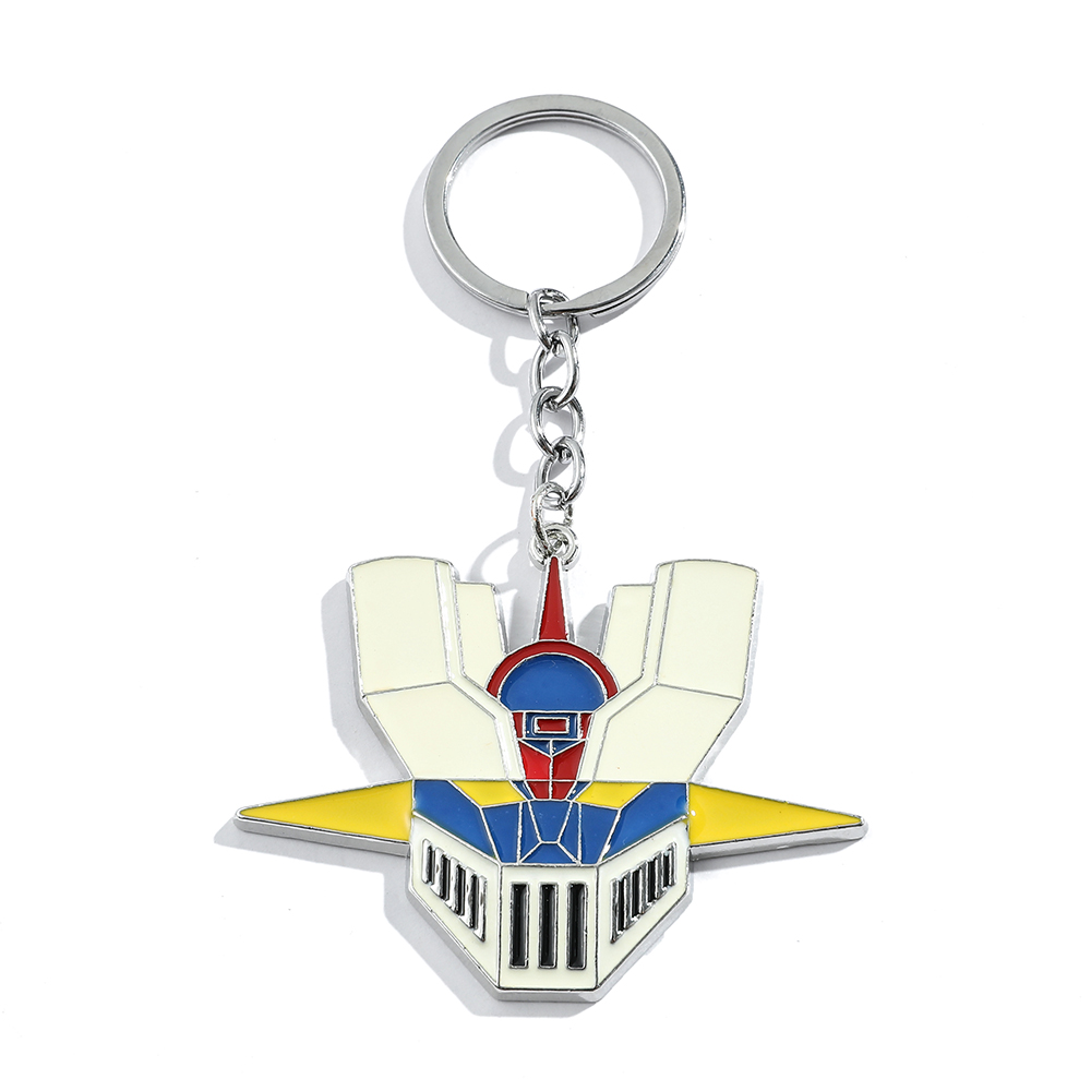 Men Fashion Key - Porte-clés Logo Robot Guerrier Anime Dessin
