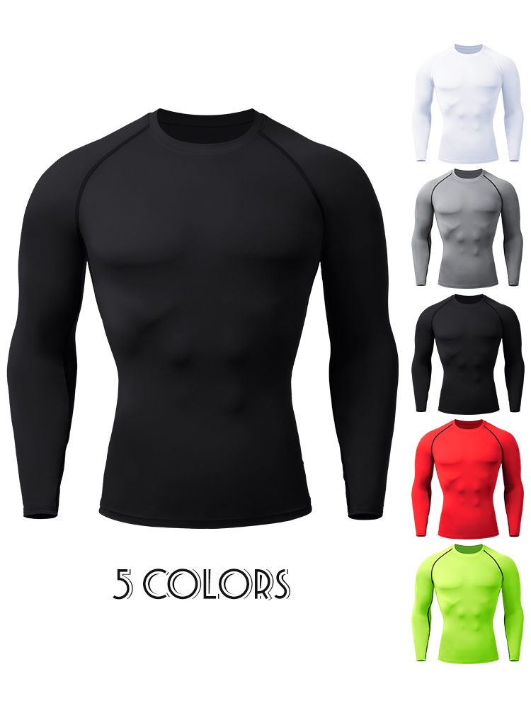 Compression Shirt Workout - Chemises de compression pour hommes, Rashguard