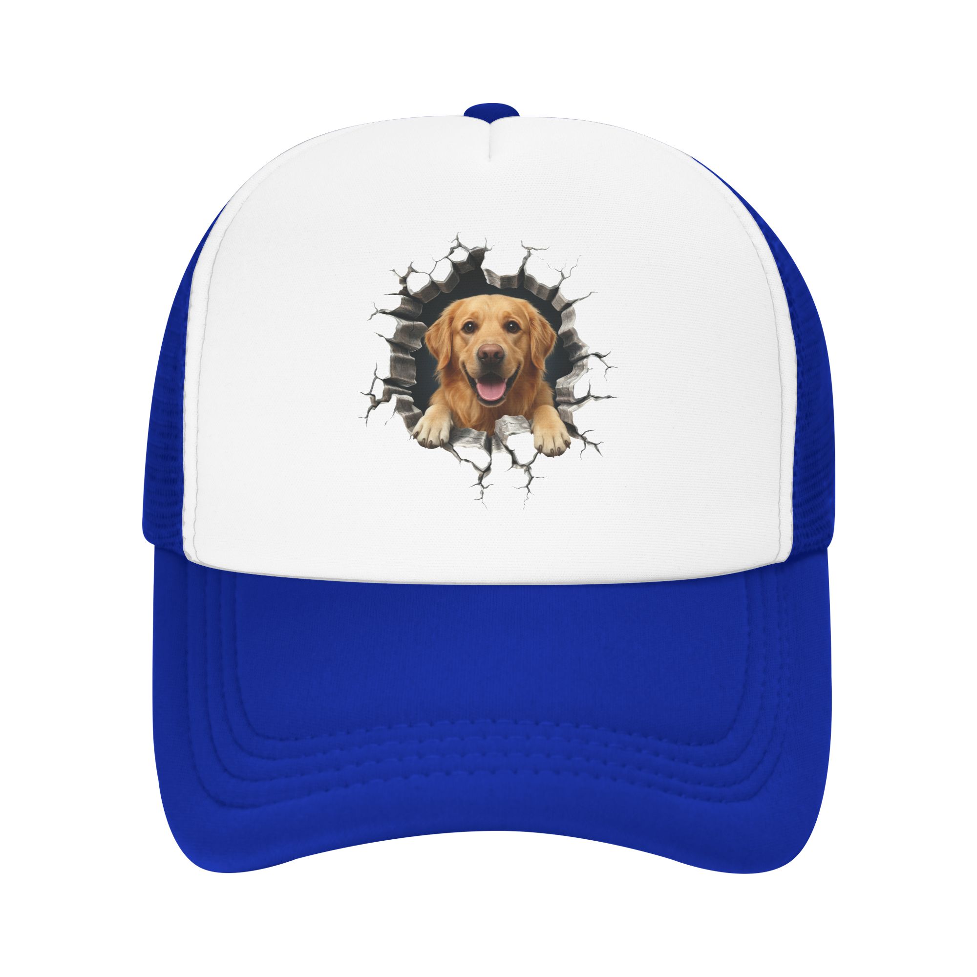 Trucker Hat Cap - Casquette de baseball Golden Retriever pour