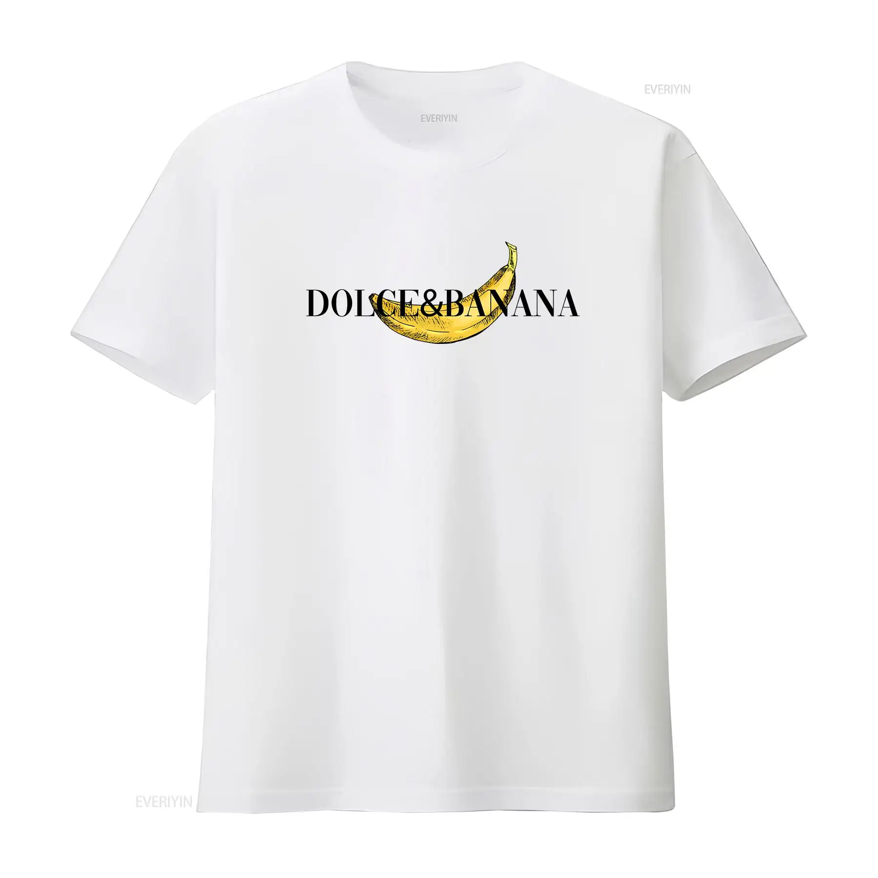 Men'S Fashion Old Money - T-shirt blanc pour hommes Dolce Banana,