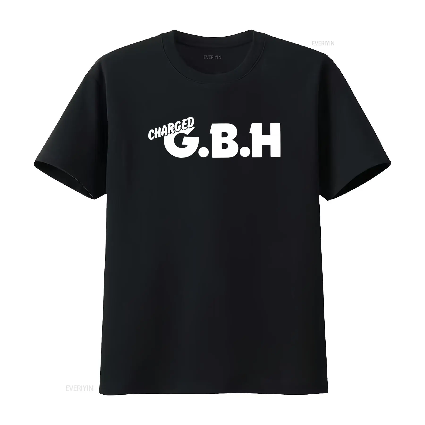 Men'S Fashion Old Money - T-shirt GBH Punk Rock Charged, imprimé