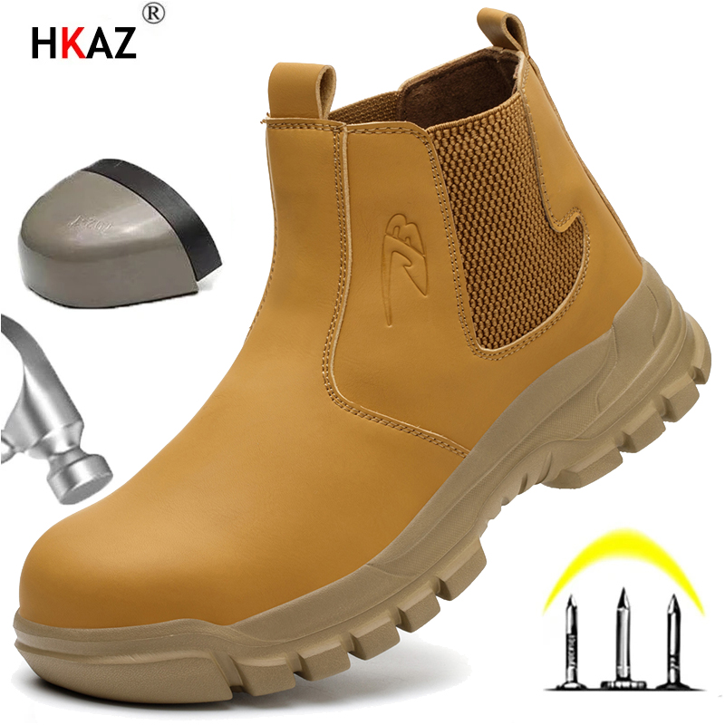 Men'S Fashion Hiking Boots - Bottes de travail de sécurité imperméables