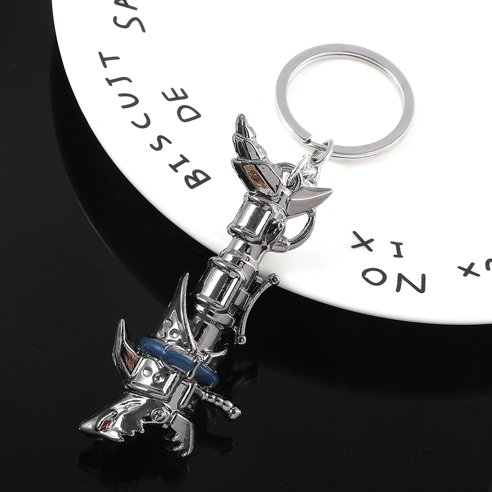 Men Fashion Key - Porte-clés Canon Jinx Arcane Anime Game,