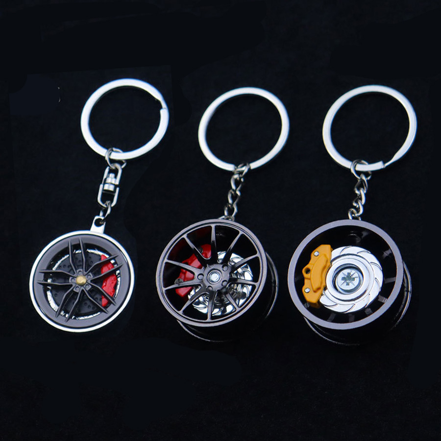 Men'S Fashion Hub - Nouveau porte-clés moyeu de roue Fidgeting