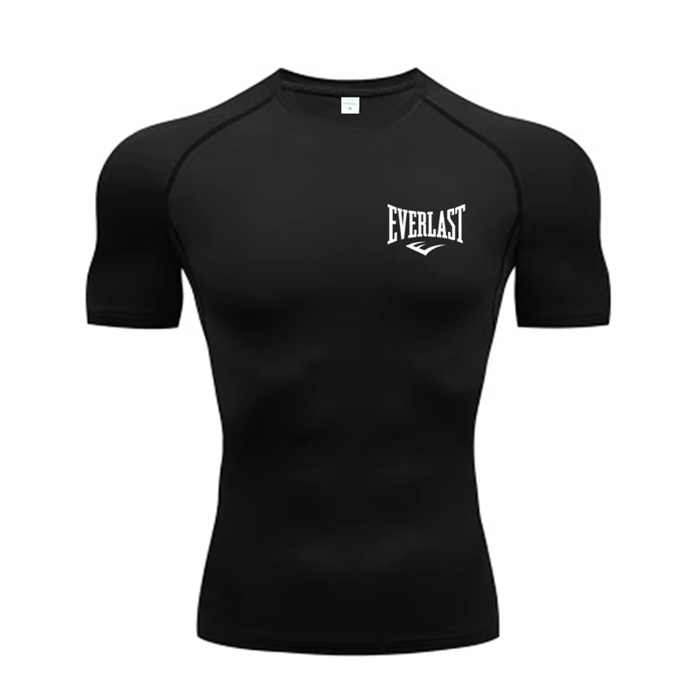 Compression Shirt Workout - T-shirt de compression d'été à manches