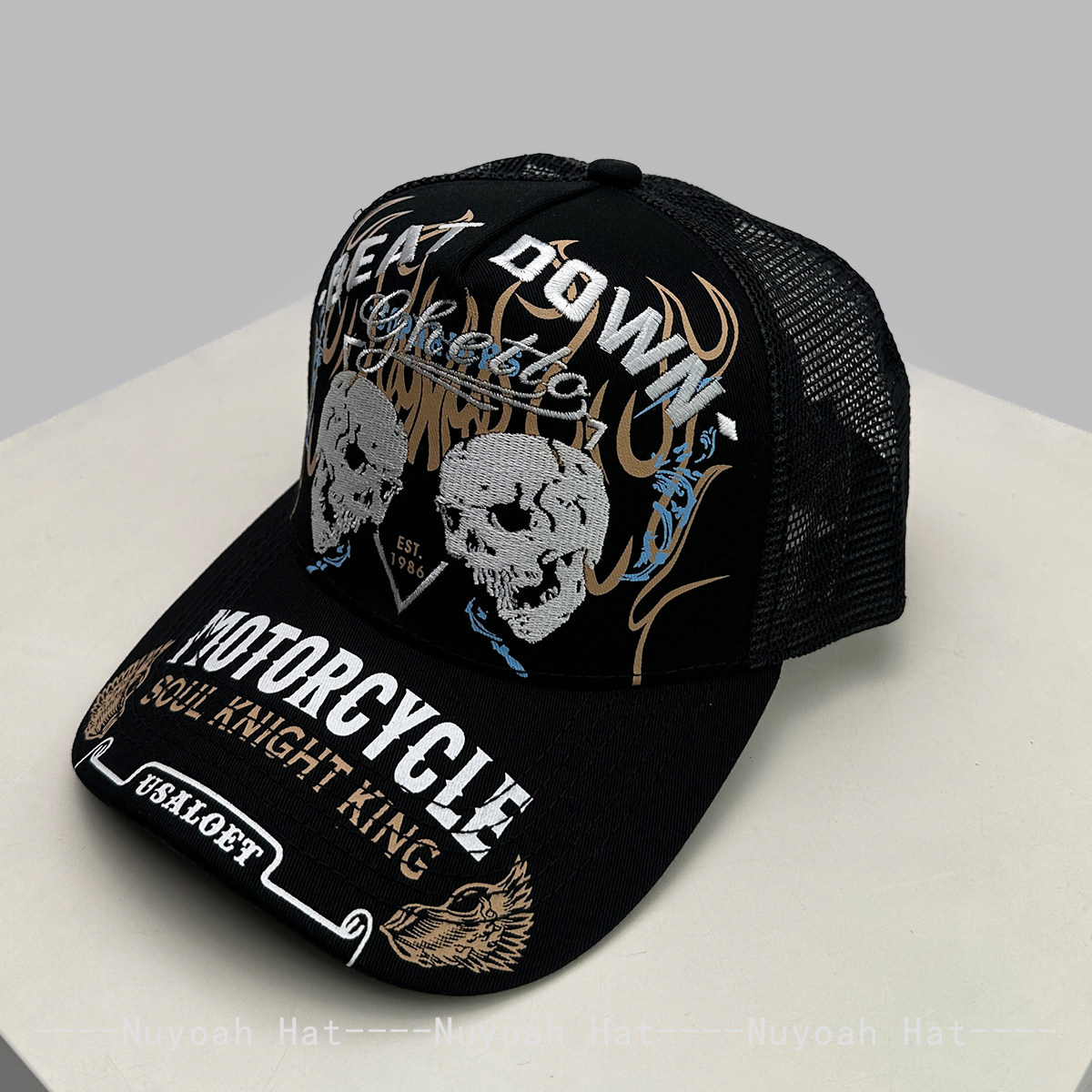 Trucker Hat Cap - Casquette de baseball unisexe respirante, style