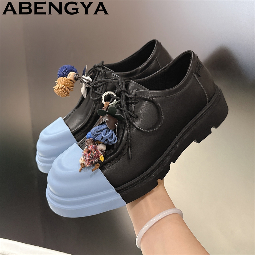 Men'S Fashion Loafers Shoes - Mocassins multicolores en cuir véritable à