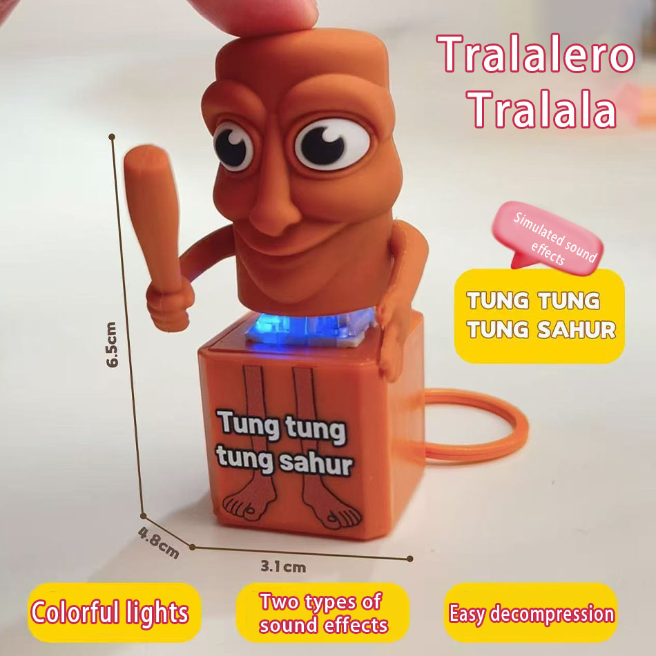 Men Fashion Key - Nouveau Tralalero Tralala Tungtung bâton en