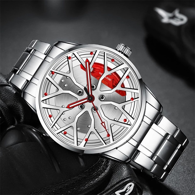 Men'S Fashion Hub - Montres de roue de voiture en