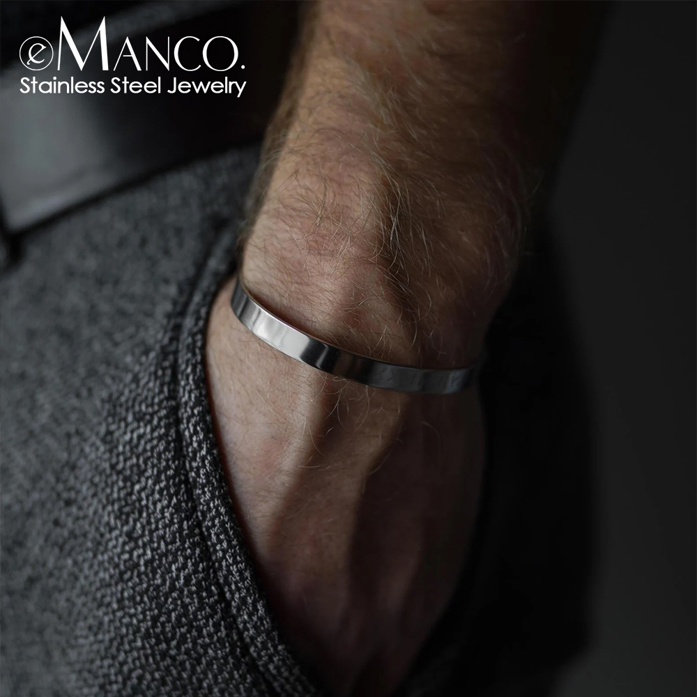 Men'S Fashion Outlets - Bracelet squelette minimaliste EMANCOM pour homme,