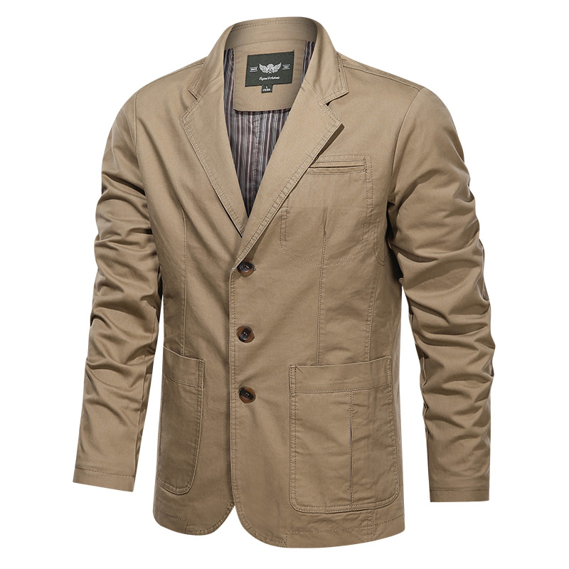 Mens Fashion Young - Costume d'affaires pour homme, coupe ample,