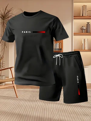 Paris Men'S Fashion - Nouvel ensemble décontracté 2 pièces pour