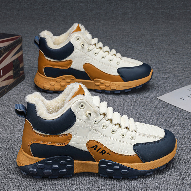 Men'S Fashion Running Shoes - Chaussures en coton chaudes à plateforme