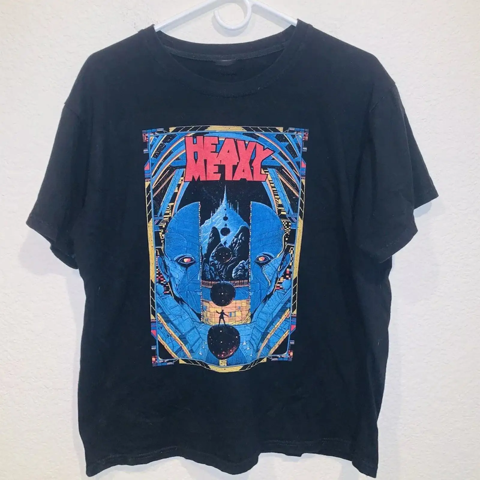 Mens Fashion Magazines - T-shirt vintage Heavy Metal noir S-5XL,