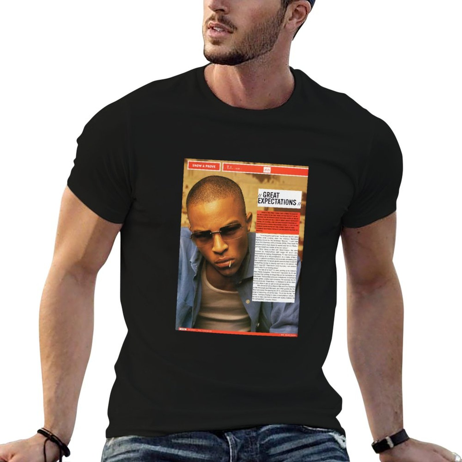 Mens Fashion Magazines - T.I. T-shirt XXL Magazine Show And