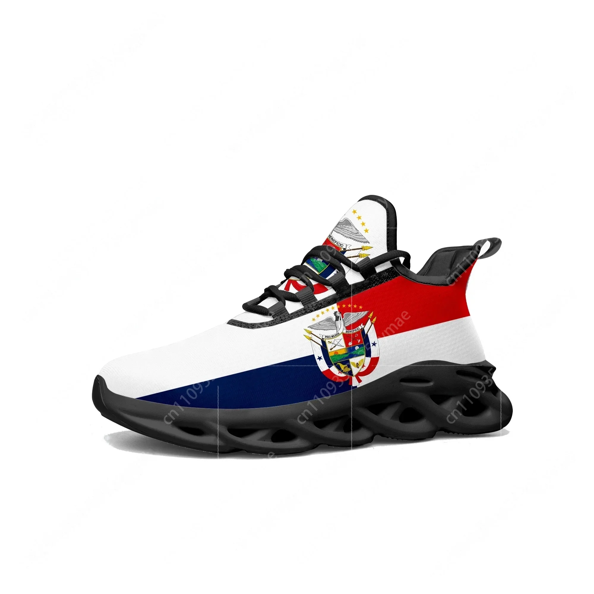 Men'S Fashion Running Shoes - Baskets basses à motif drapeau panaméen