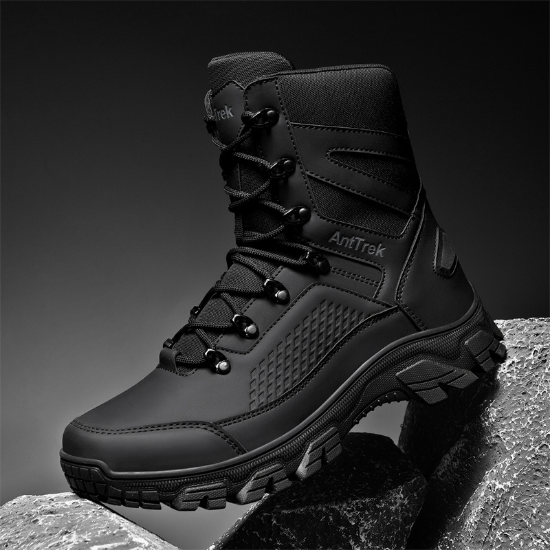 Men'S Fashion Hiking Boots - Bottes d'entraînement sauvage pour hommes quatre