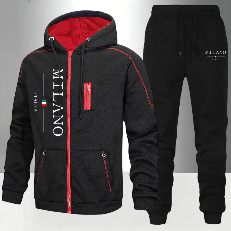 Mens Fashion Suits - Ensemble de survêtement décontracté pour homme,
