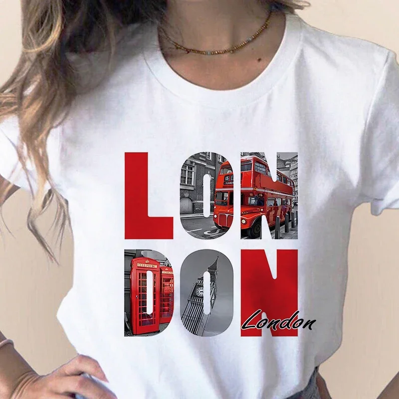 Paris Men'S Fashion - Mode ville imprimé T-shirt Paris Londres