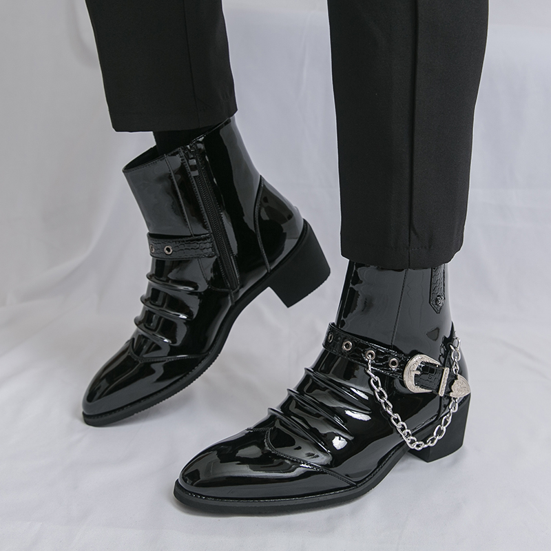 Men Fashion Elegant - Mode côté fermeture éclair haut hommes