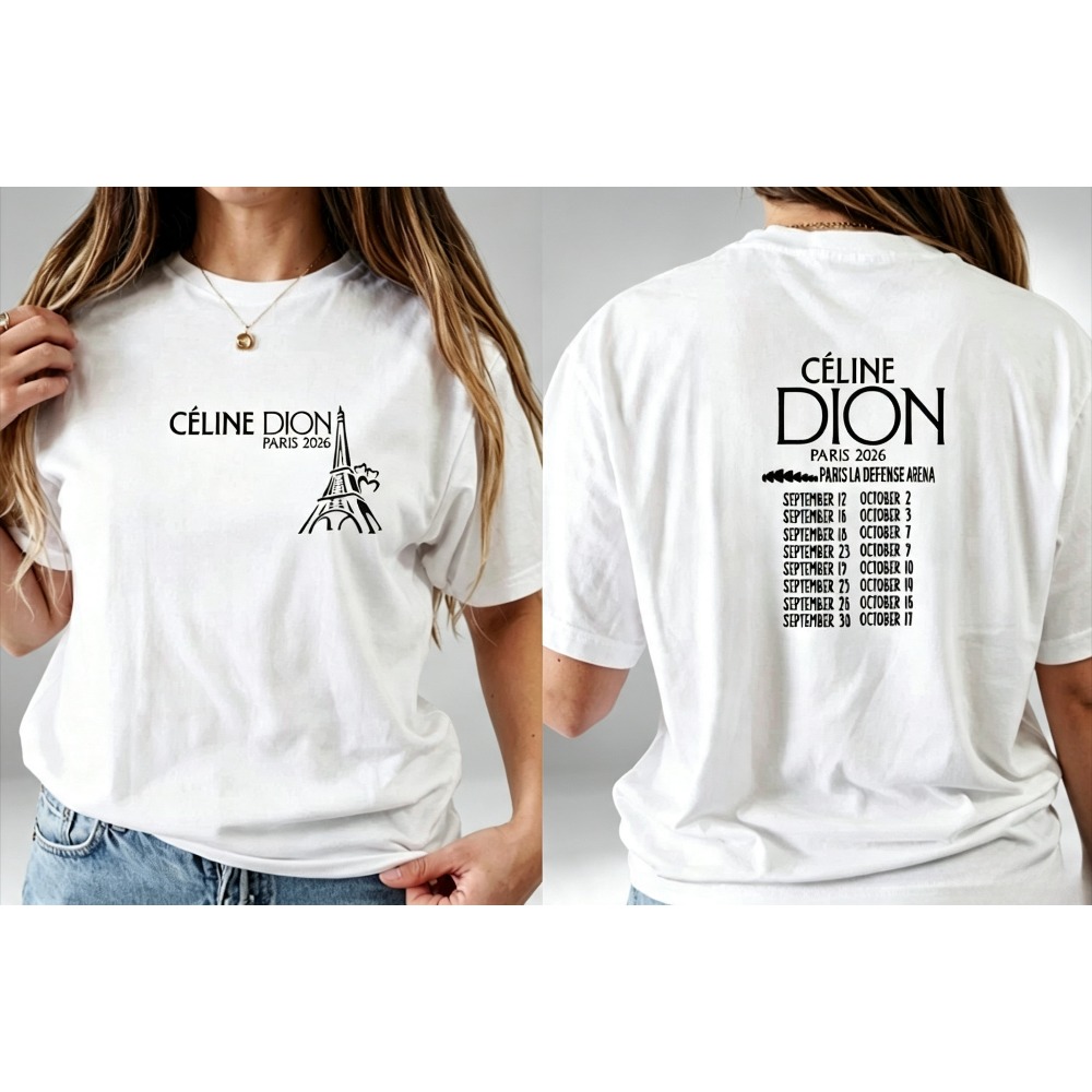 Paris Men'S Fashion - T-shirt pour homme avec impression de