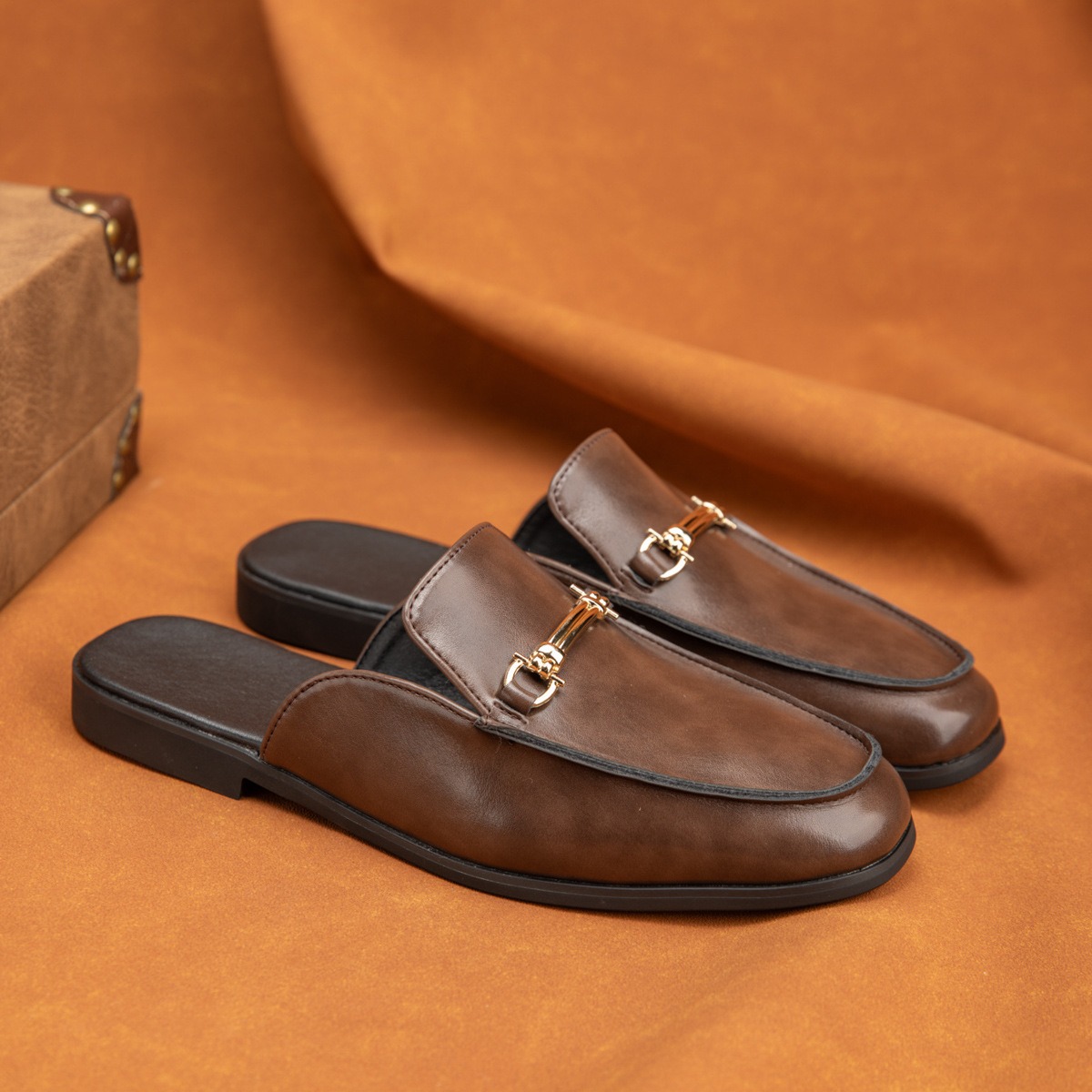 Men'S Fashion Loafers Shoes - Mules homme 38-47, mocassins à boucle,