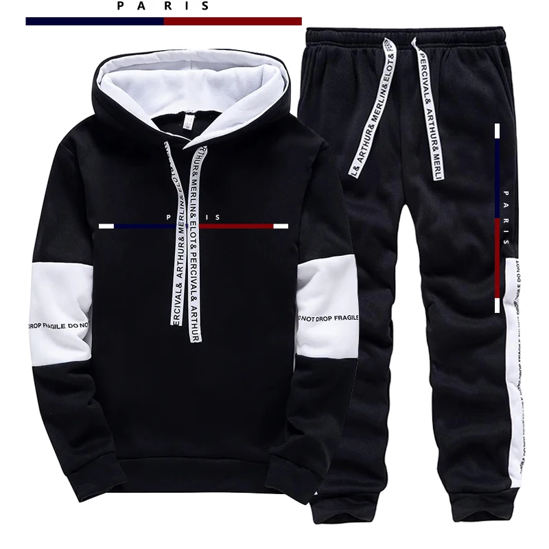 Paris Men'S Fashion - Ensemble Homme Imprimé Tendance Parisienne /