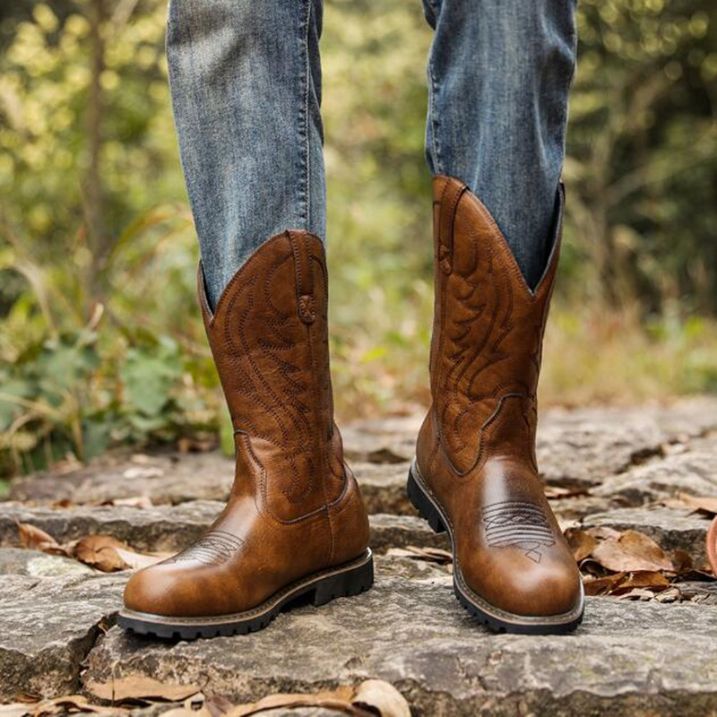 Bottes de cowboy à enfiler pou - Men'S Fashion Old Money avis et prix