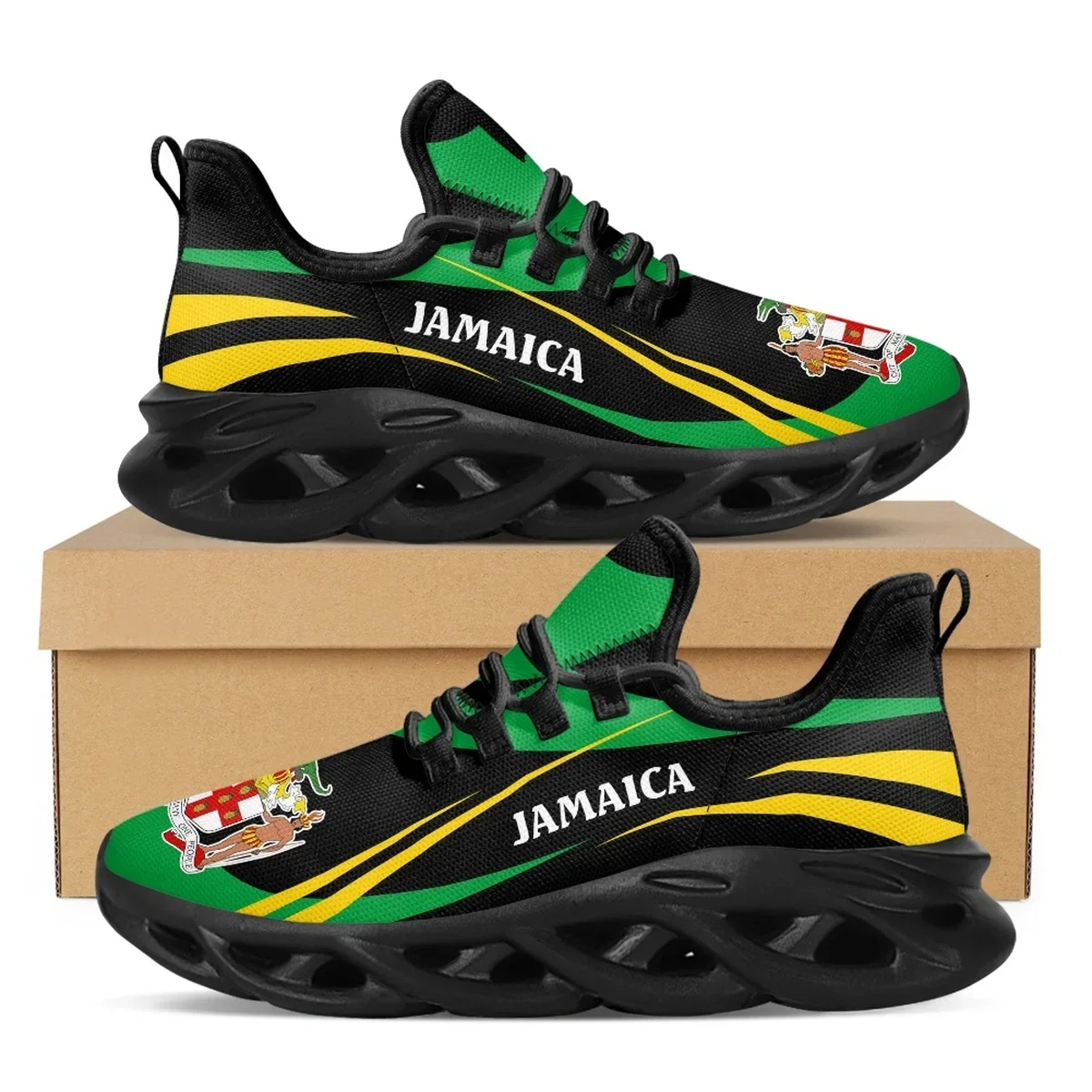 Jamaïque drapeau imprimer chau - Men'S Fashion Running Shoes avis et prix