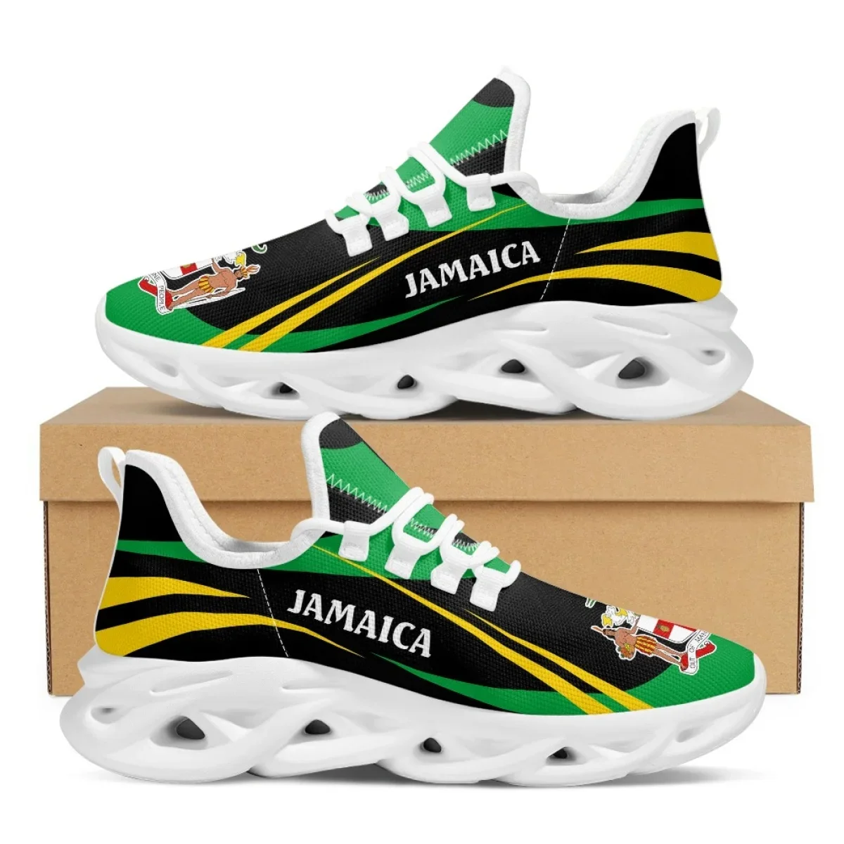 Jamaïque drapeau imprimer chau - Men'S Fashion Running Shoes avis et prix