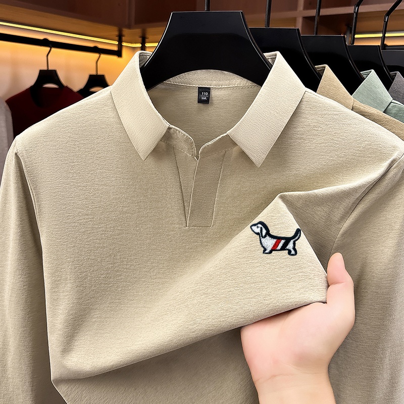 Nouveau polo brodé pour homme, - Men'S Fashion V Neck T Shirts avis et prix