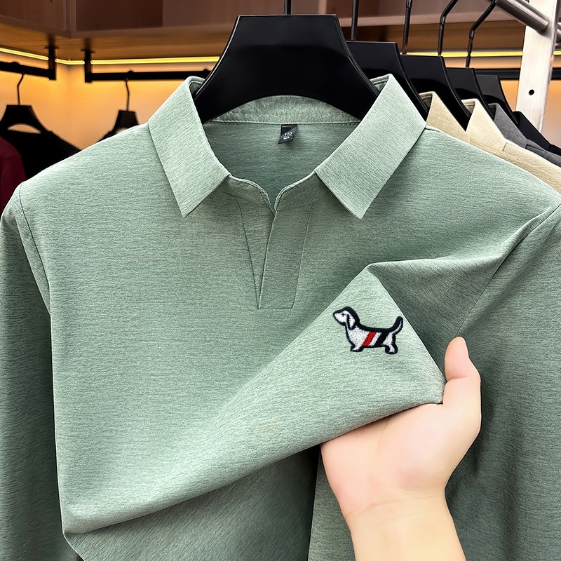 Nouveau polo brodé pour homme, - Men'S Fashion V Neck T Shirts avis et prix