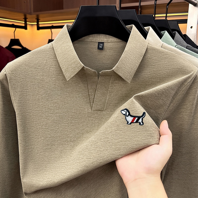 Nouveau polo brodé pour homme, - Men'S Fashion V Neck T Shirts avis et prix