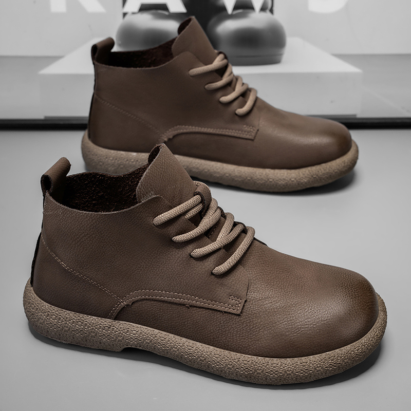 Bottines courtes marron pour h - Queer Men'S Fashion avis et prix