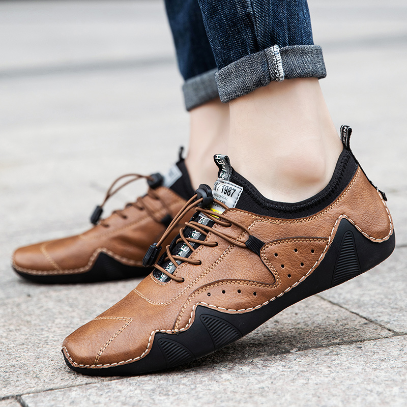 Baskets décontractées en cuir  - Men'S Fashion Hiking Boots avis et prix