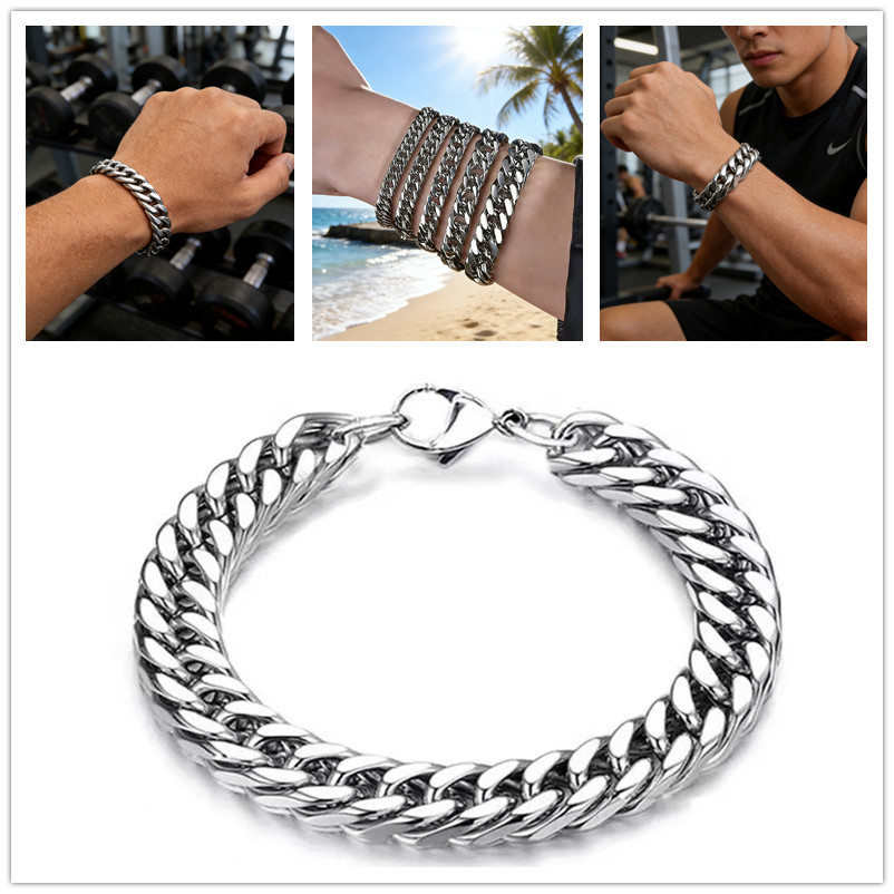 Bracelet chaîne cubaine Miami  - Men'S Fashion Over The Years avis et prix
