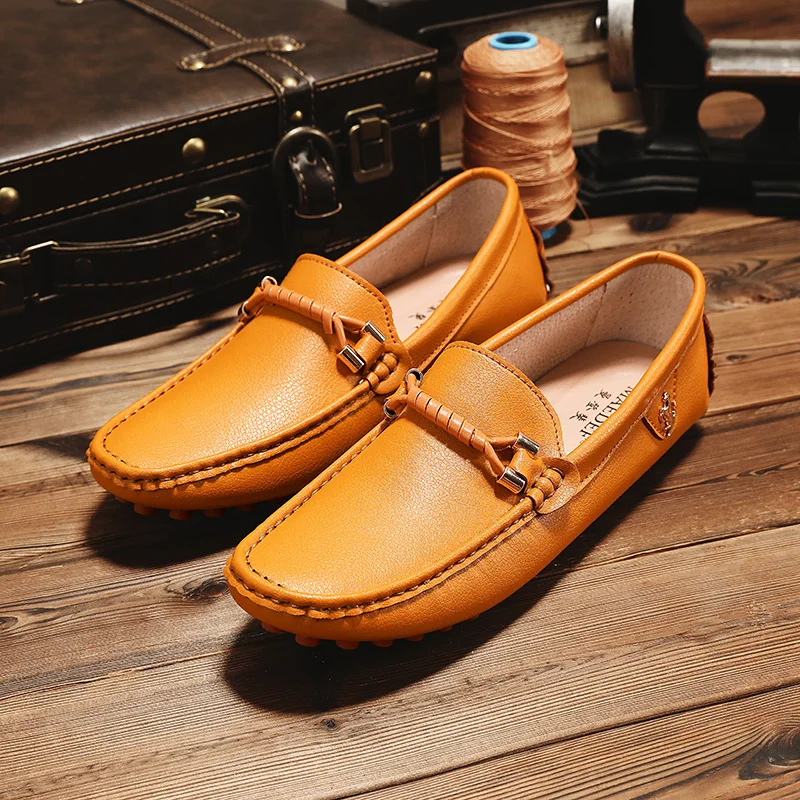 Mocassins en cuir grande taill - Men'S Fashion Loafers Shoes avis et prix