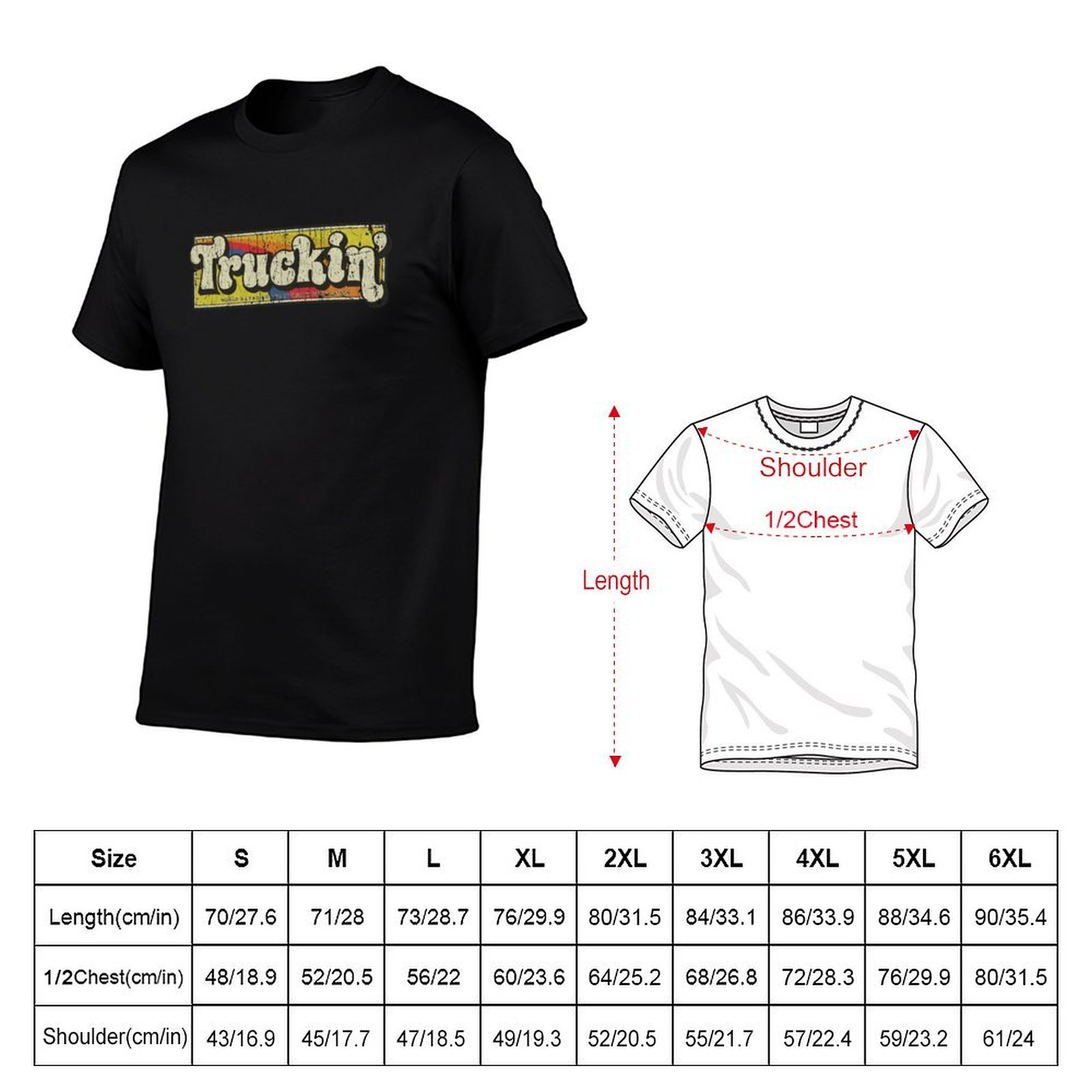 Truckin' Magazine 1975 T-shirt - Mens Fashion Magazines avis et prix