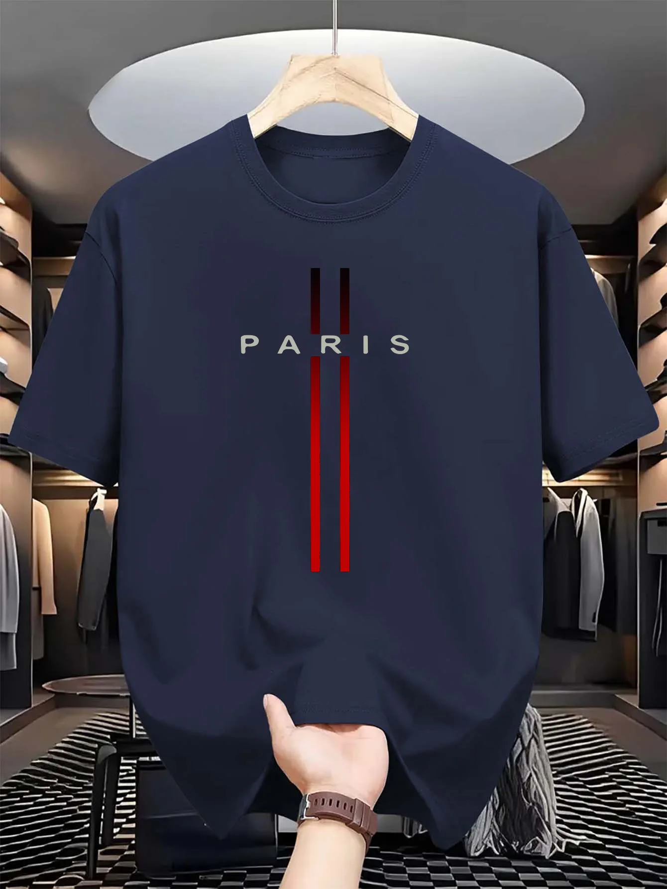 T-shirt décontracté d'été pour - Paris Men'S Fashion avis et prix