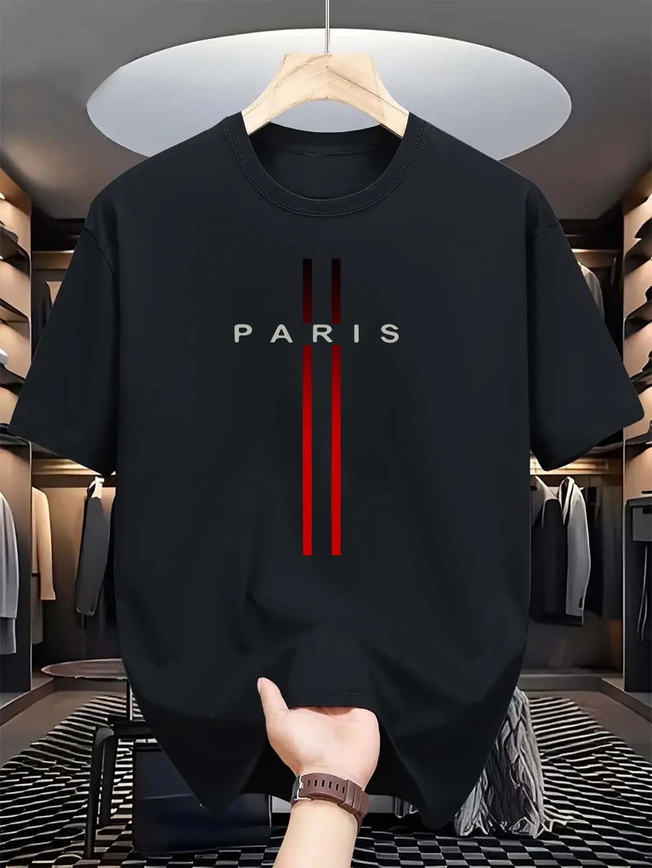 T-shirt décontracté d'été pour - Paris Men'S Fashion avis et prix
