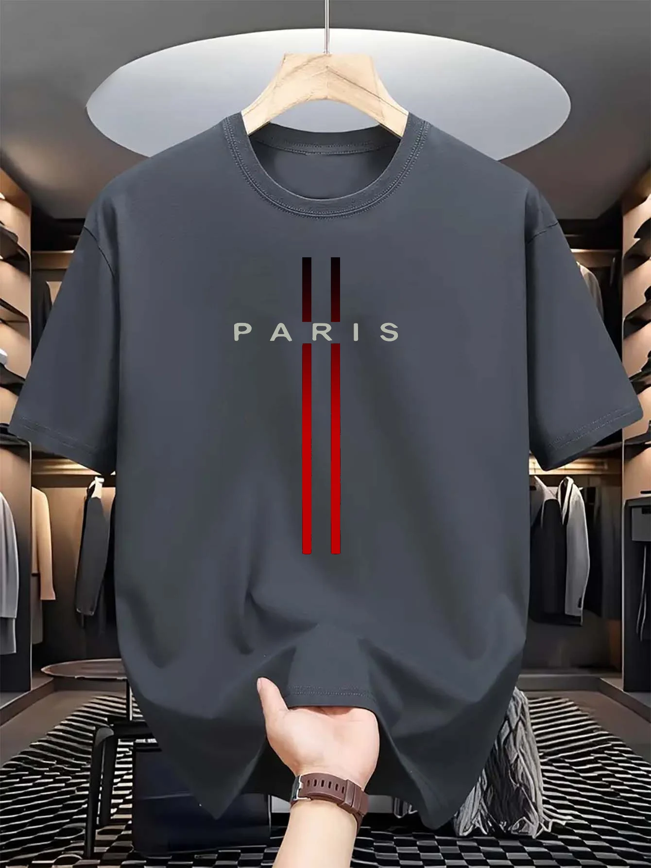 T-shirt décontracté d'été pour - Paris Men'S Fashion avis et prix