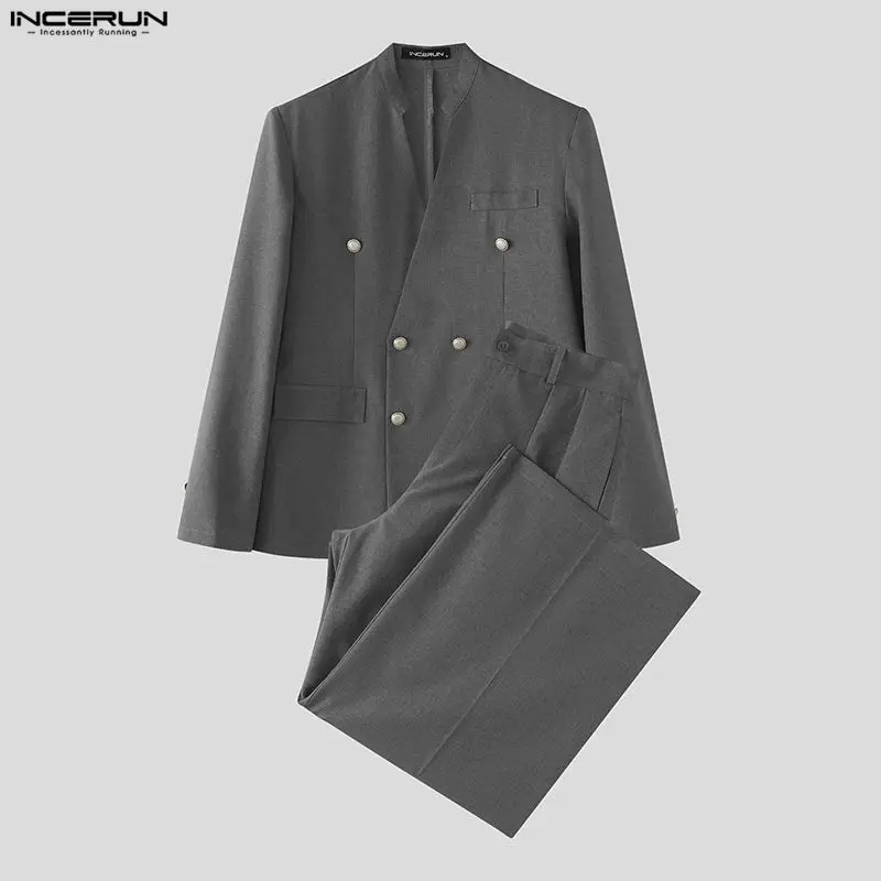 Ensemble homme INCERUN, couleu - Men Fashion Elegant avis et prix