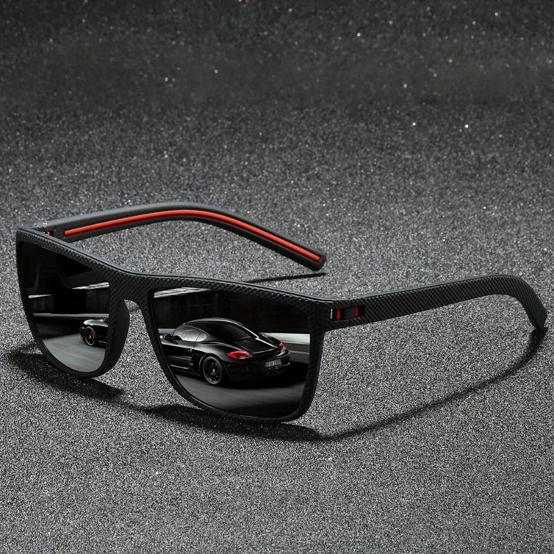Lunettes de soleil carrées vin - Men'S Fashion Old Money avis et prix