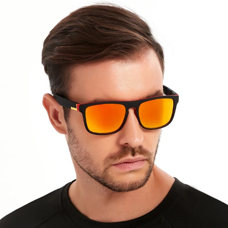 Lunettes de soleil carrées vin - Men'S Fashion Old Money avis et prix