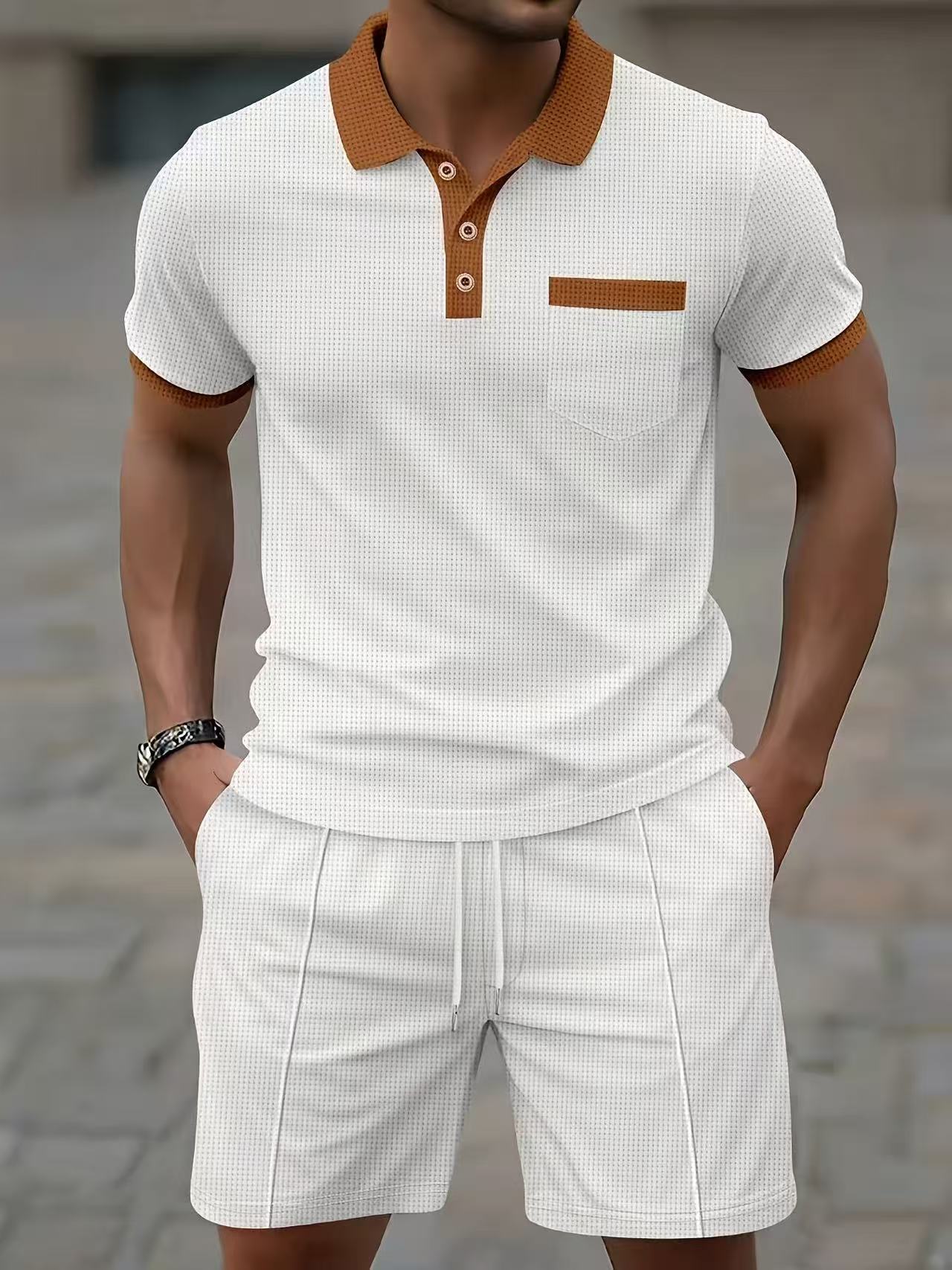 Ensemble polo et short pour ho - Men'S Fashion V Neck T Shirts avis et prix
