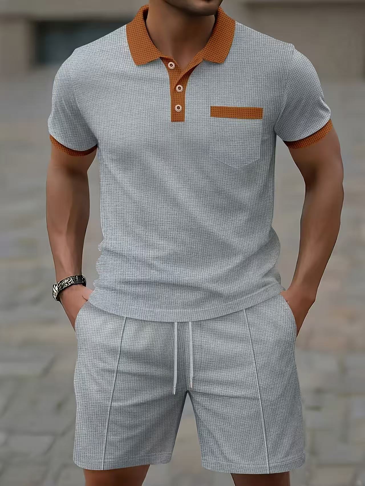 Ensemble polo et short pour ho - Men'S Fashion V Neck T Shirts avis et prix