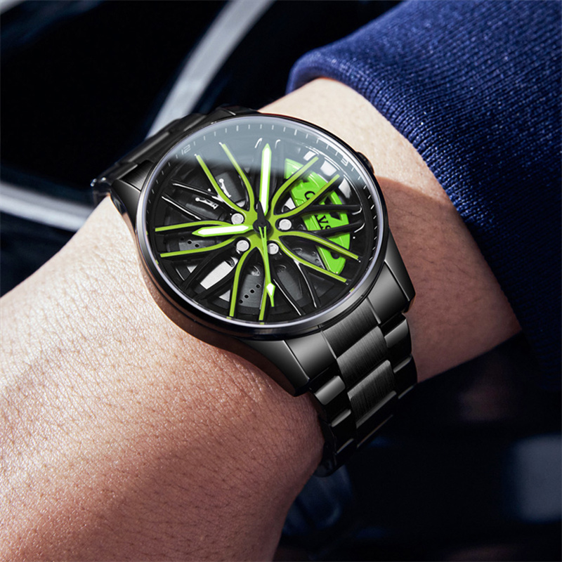 OLEVS mode vert noir acier rou - Men'S Fashion Hub avis et prix